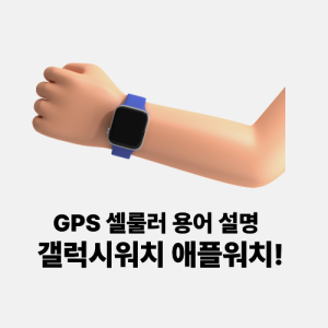 GPS, 셀룰러 갤럭시워치, 애플워치 용어 설명과 차이점