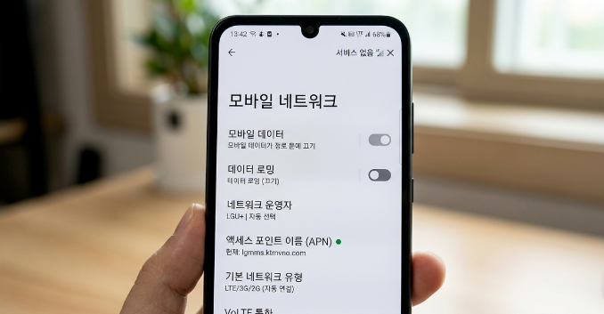 kt 알뜰폰 데이터 안터짐 해결방법
